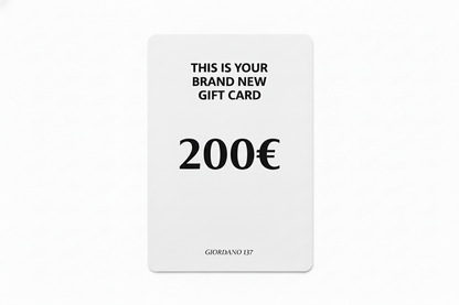 GIFT CARD - GIORDANO 137